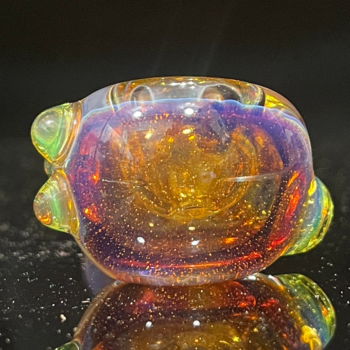 Frit Pocket Spoon Glass Pipe T-Bag Glass   