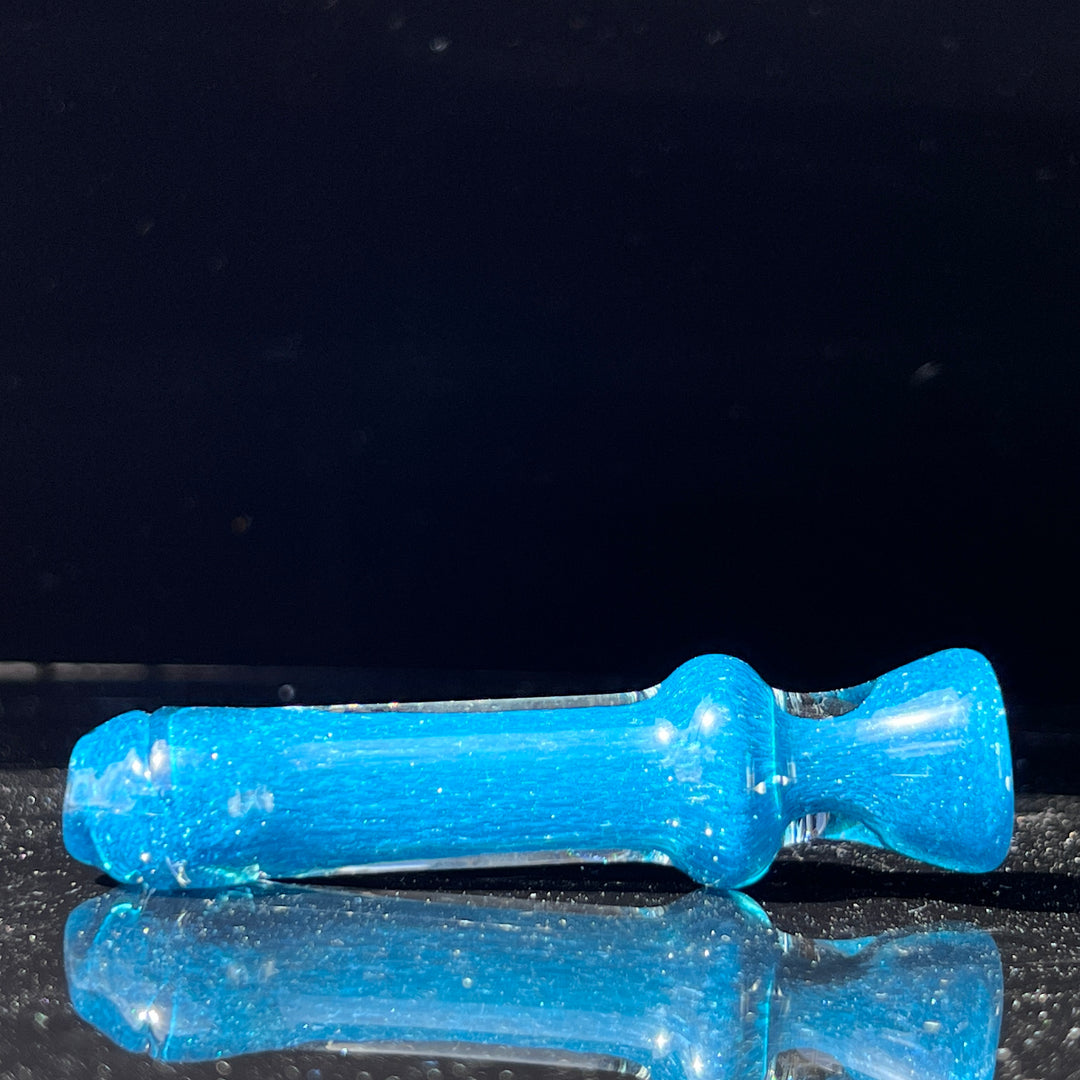 Salish Blue Chillum Glass Pipe Schutz Glass   