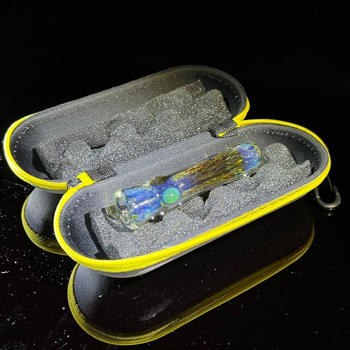 Thick Fume Chillum + Case Combo Glass Pipe Chuck Glass