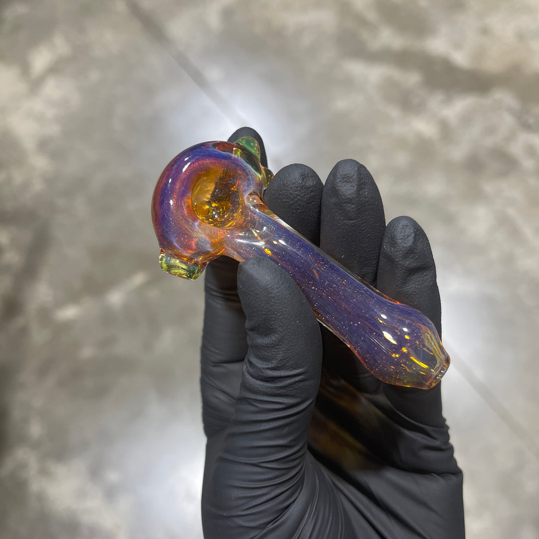 Frit Pocket Spoon Glass Pipe T-Bag Glass   