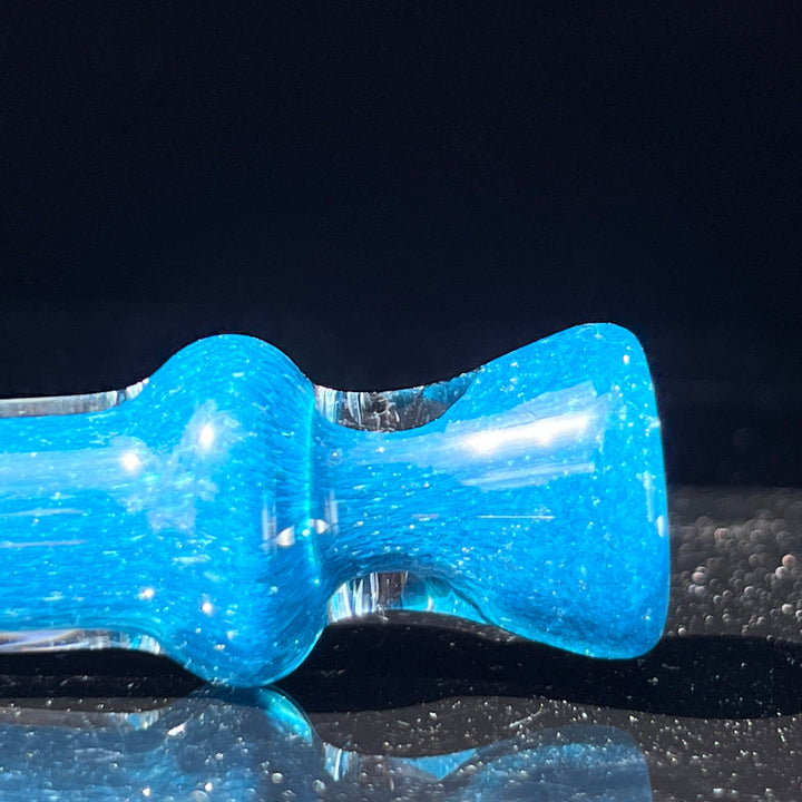 Salish Blue Chillum Glass Pipe Schutz Glass   