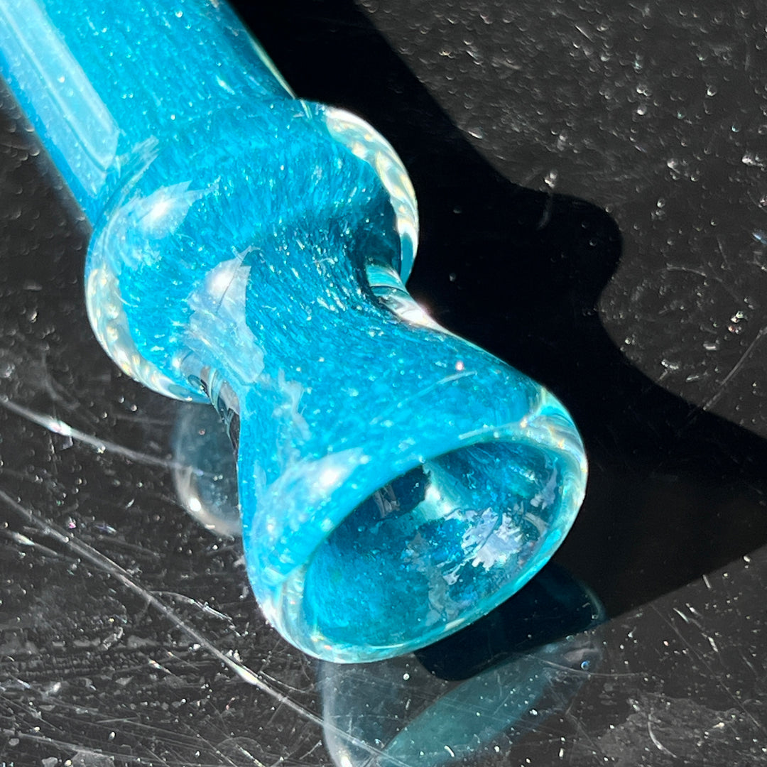 Salish Blue Chillum Glass Pipe Schutz Glass   