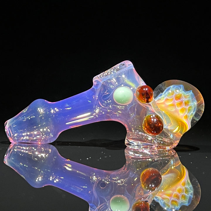 Fumed Honeycomb Hammer Glass Pipe Catfish Glass