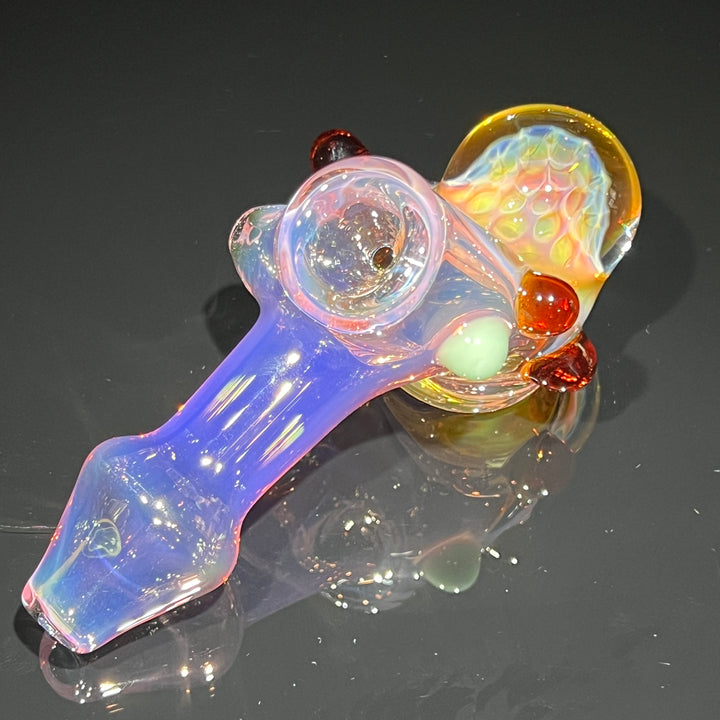 Fumed Honeycomb Hammer Glass Pipe Catfish Glass