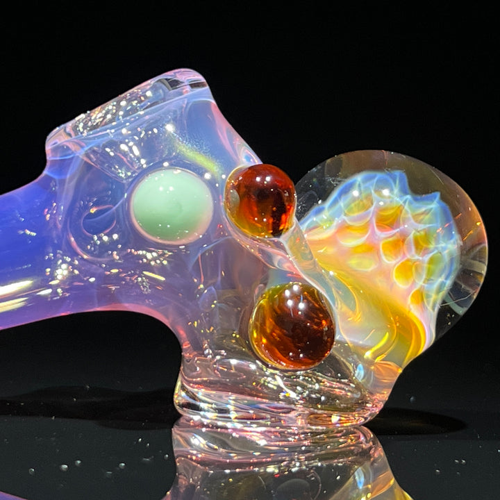 Fumed Honeycomb Hammer Glass Pipe Catfish Glass