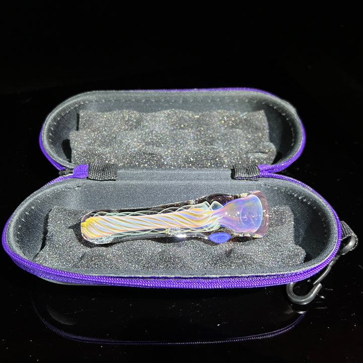 Thick Fume Chillum + Case Combo Glass Pipe Chuck Glass