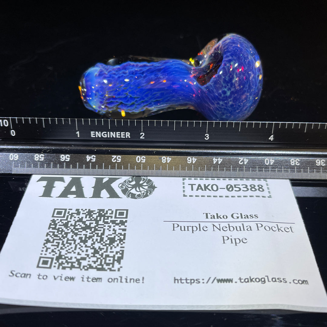 Purple Nebula Pocket Pipe Glass Pipe Tako Glass   