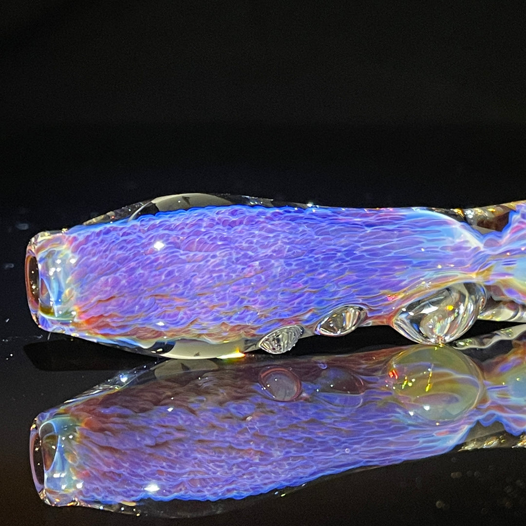 Purple Nebula Chillum Glass Pipe Tako Glass   