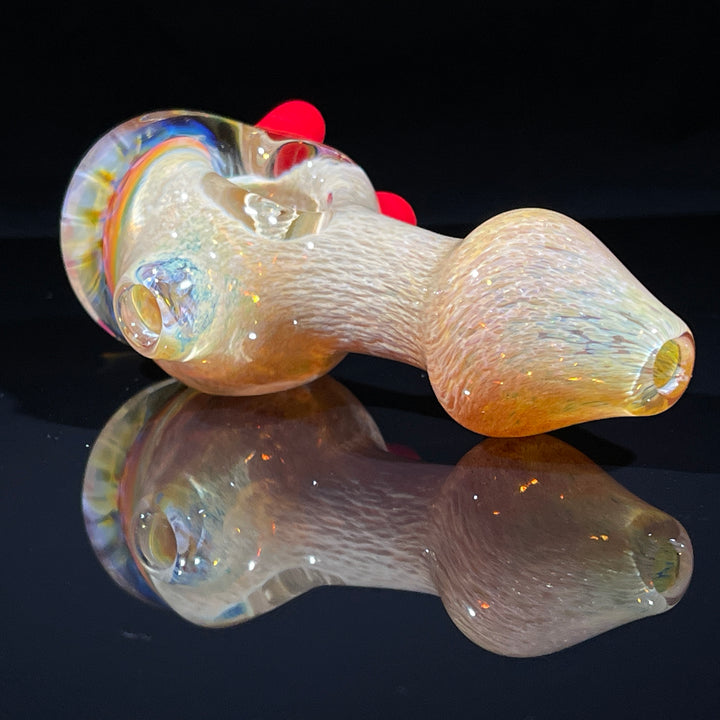 Frit Honeycomb Spoon Glass Pipe Catfish Glass