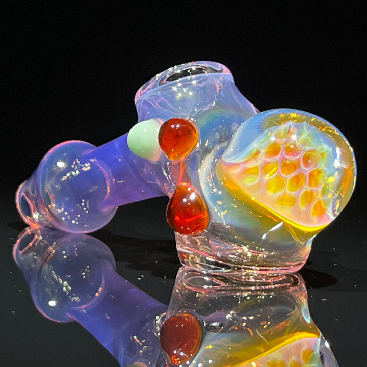 Fumed Honeycomb Hammer Glass Pipe Catfish Glass