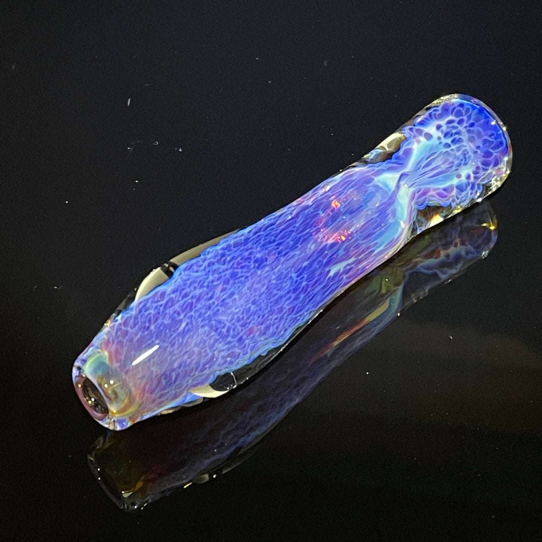 Purple Nebula Chillum Glass Pipe Tako Glass   