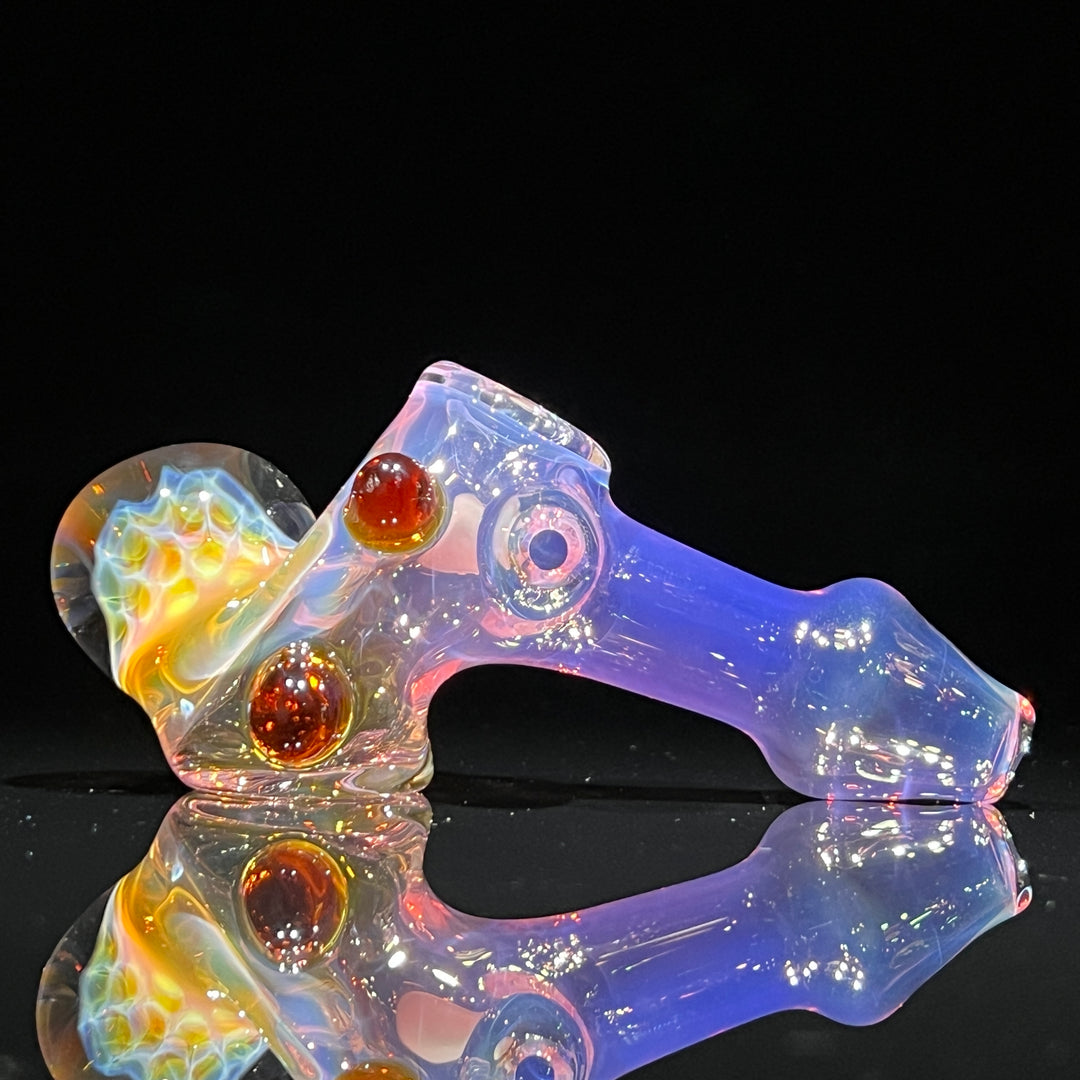 Fumed Honeycomb Hammer Glass Pipe Catfish Glass