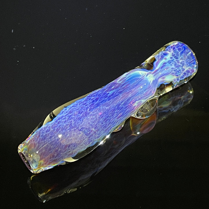 Purple Nebula Chillum Glass Pipe Tako Glass   