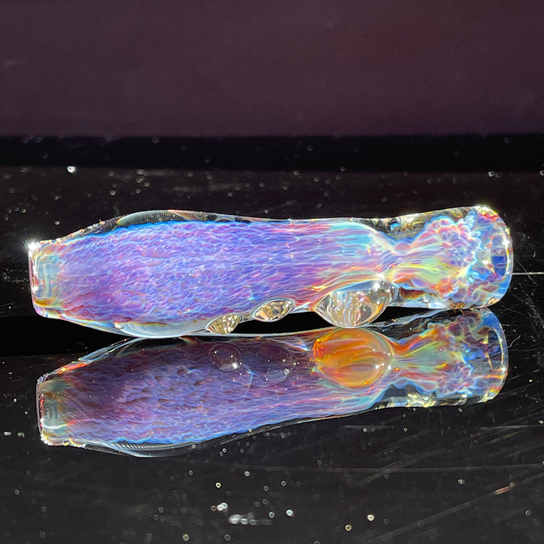 Purple Nebula Chillum Glass Pipe Tako Glass   