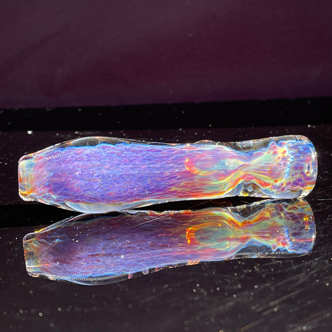 Purple Nebula Chillum Glass Pipe Tako Glass   