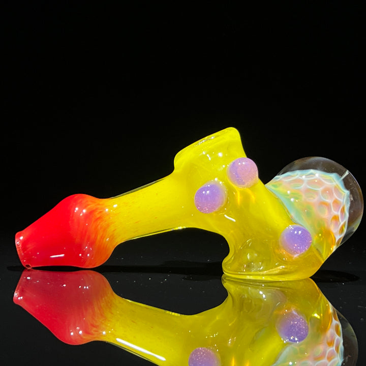 Frit Honeycomb Hammer Glass Pipe Catfish Glass