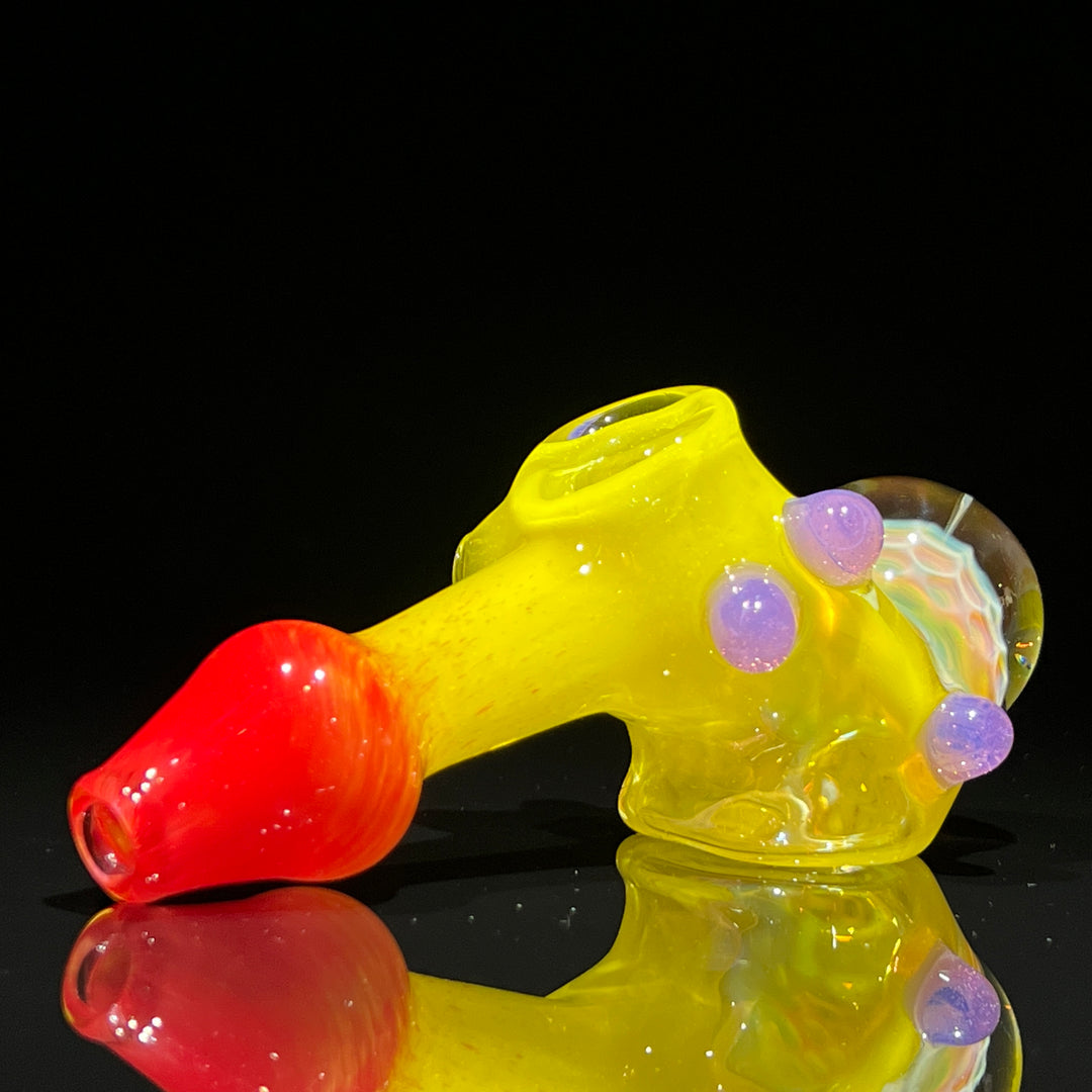 Frit Honeycomb Hammer Glass Pipe Catfish Glass