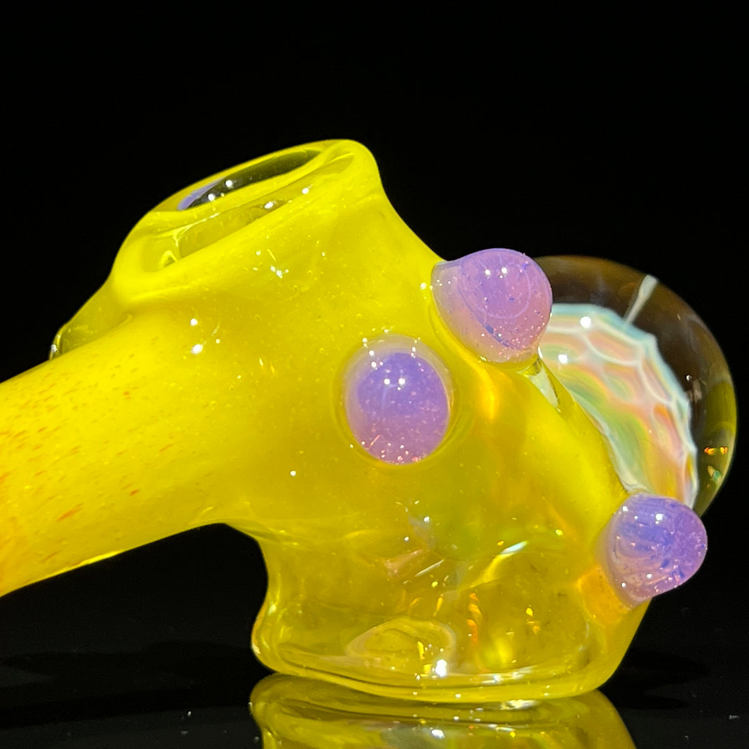 Frit Honeycomb Hammer Glass Pipe Catfish Glass