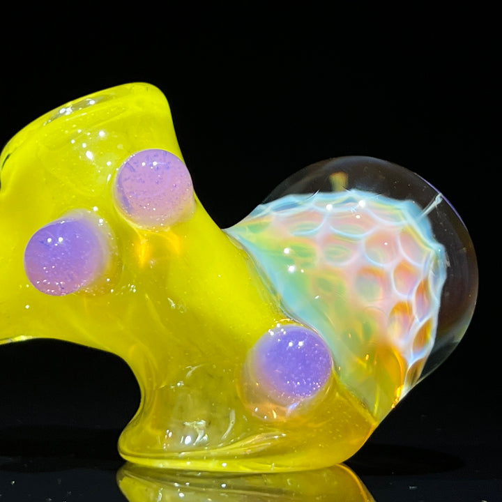 Frit Honeycomb Hammer Glass Pipe Catfish Glass