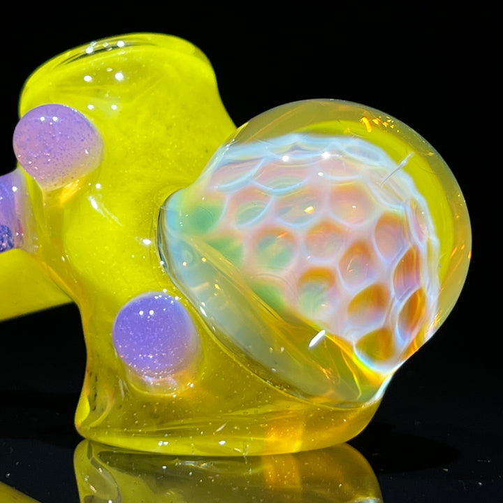 Frit Honeycomb Hammer Glass Pipe Catfish Glass