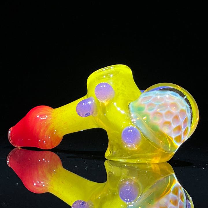 Frit Honeycomb Hammer Glass Pipe Catfish Glass