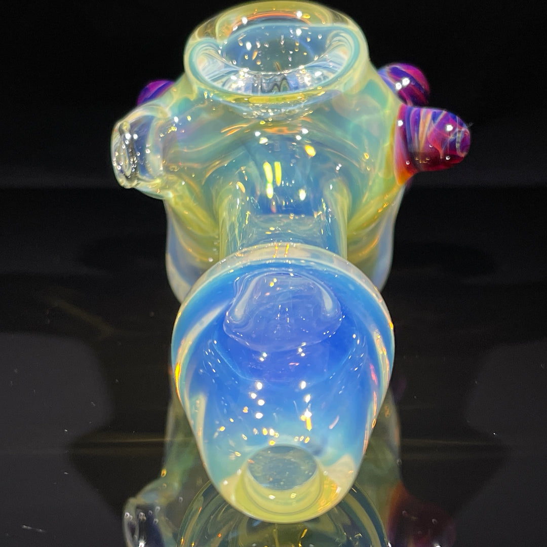 Fumed Honeycomb Hammer Glass Pipe Catfish Glass