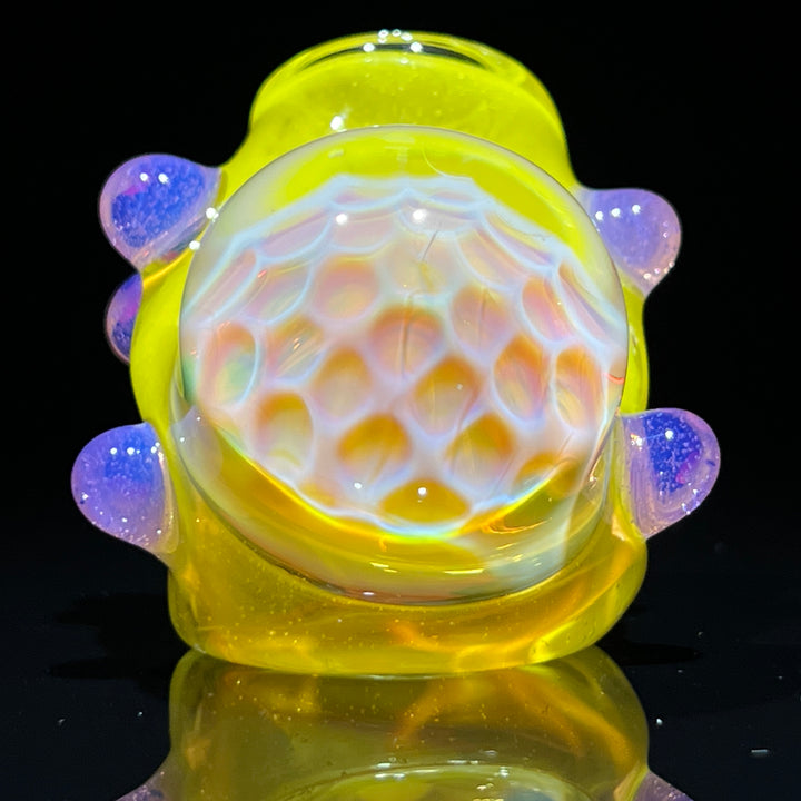 Frit Honeycomb Hammer Glass Pipe Catfish Glass