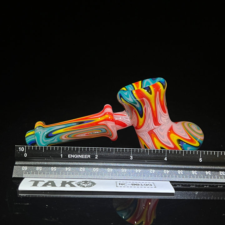 Pinky Sunset Heady Hammer Bubbler- SECONDS Glass Pipe TG   