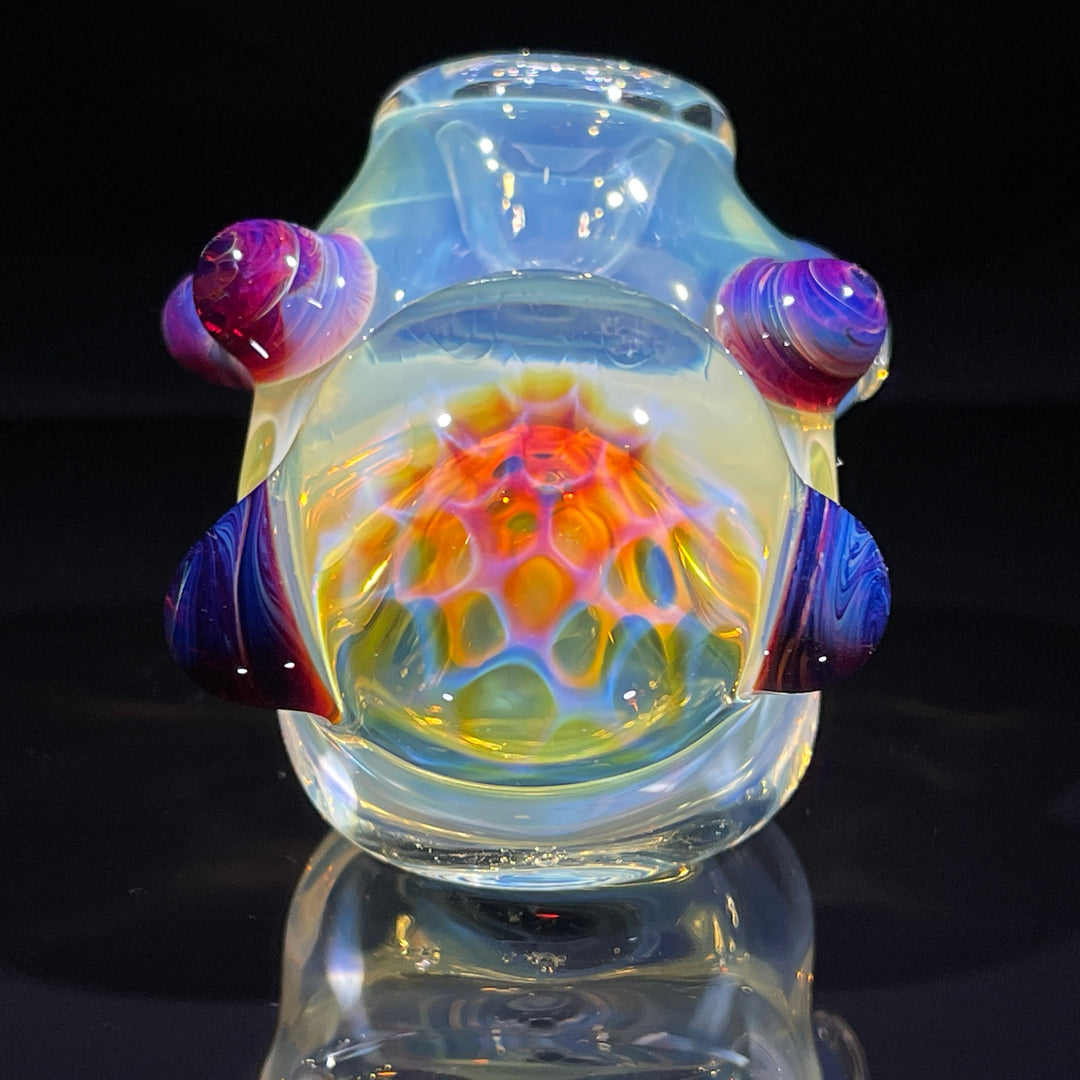 Fumed Honeycomb Hammer Glass Pipe Catfish Glass