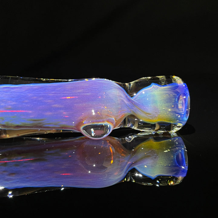 Purple Nebula Chillum Glass Pipe Tako Glass   