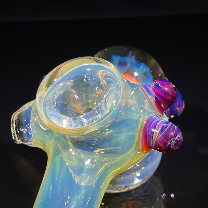 Fumed Honeycomb Hammer Glass Pipe Catfish Glass