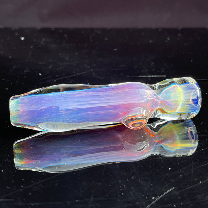 Purple Nebula Chillum Glass Pipe Tako Glass   