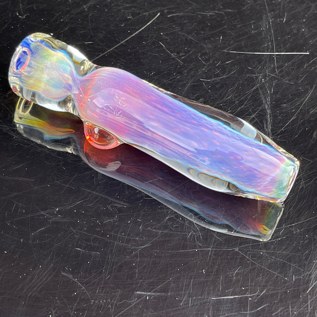 Purple Nebula Chillum Glass Pipe Tako Glass   