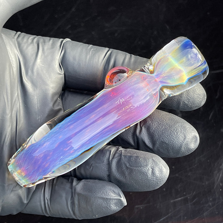 Purple Nebula Chillum Glass Pipe Tako Glass   