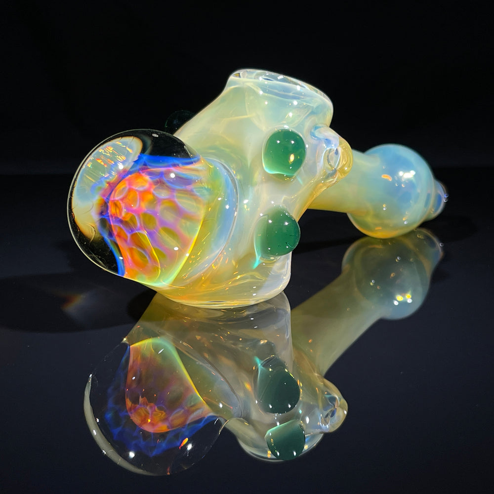 Fumed Honeycomb Hammer Glass Pipe Catfish Glass