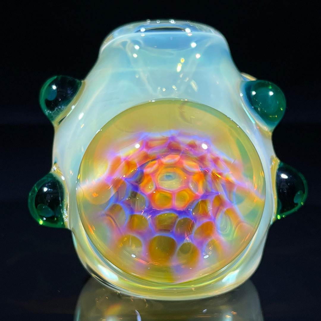 Fumed Honeycomb Hammer Glass Pipe Catfish Glass