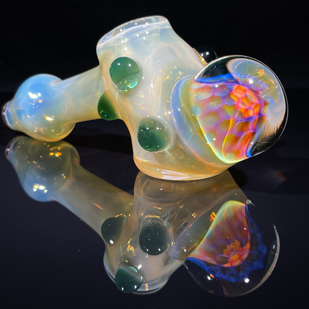 Fumed Honeycomb Hammer Glass Pipe Catfish Glass