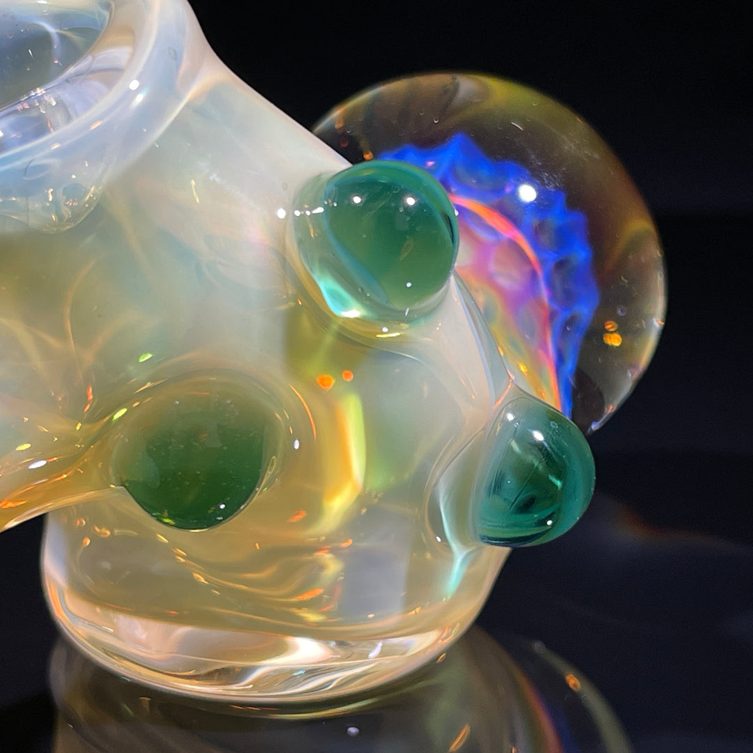 Fumed Honeycomb Hammer Glass Pipe Catfish Glass