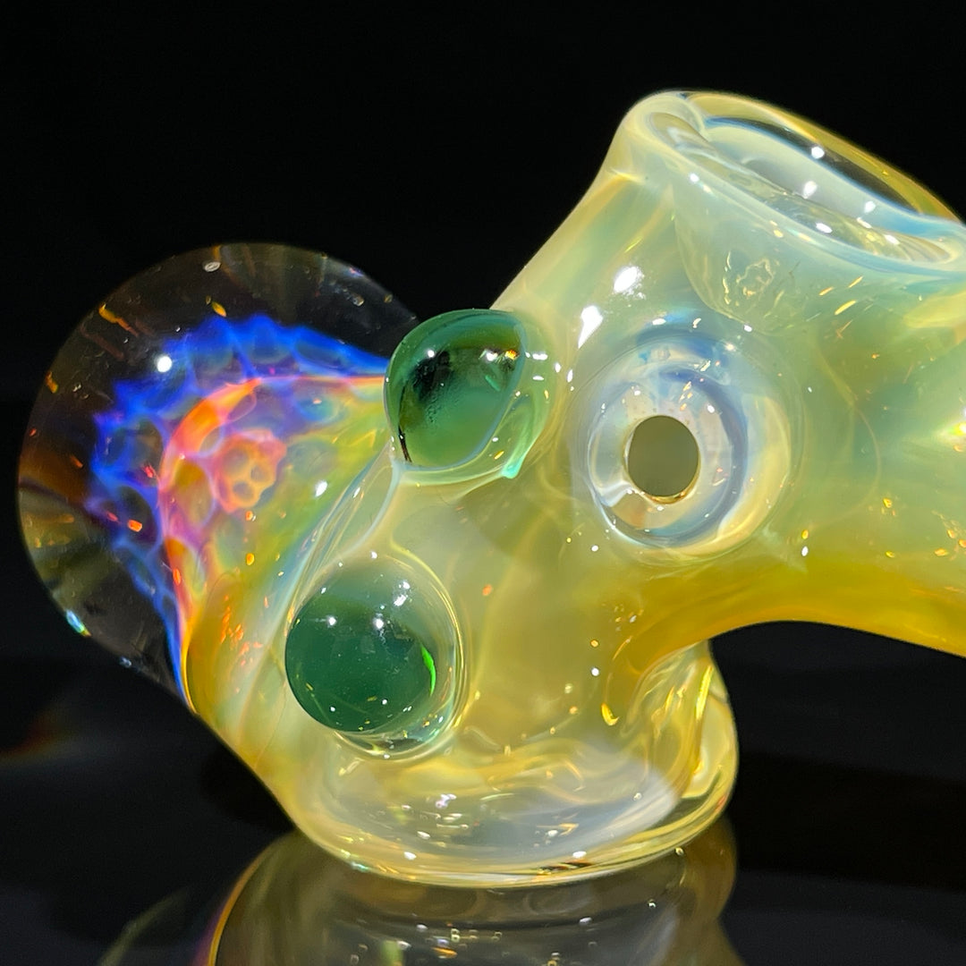 Fumed Honeycomb Hammer Glass Pipe Catfish Glass