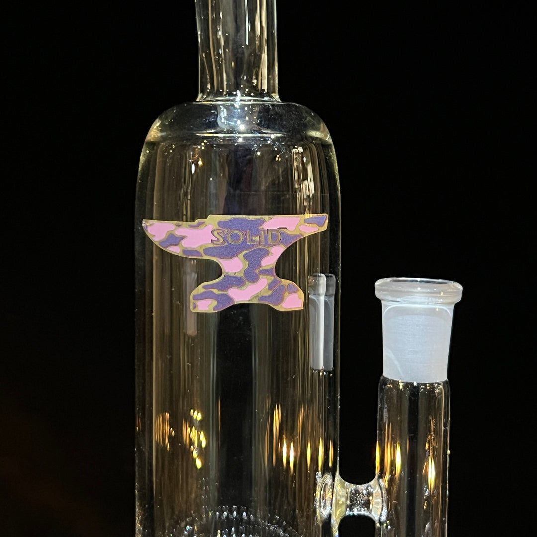 Solid Glass 12" Hurricane Bubbler Glass Pipe Solid Glass   