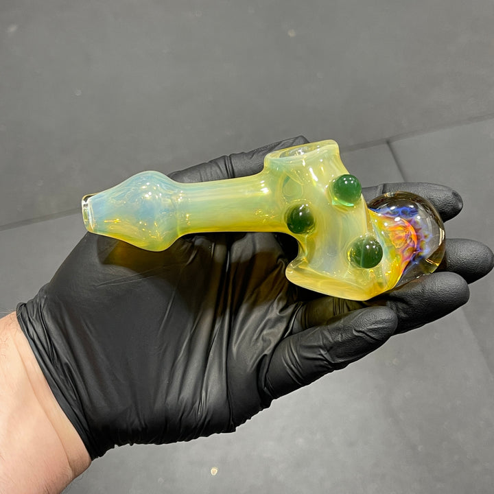 Fumed Honeycomb Hammer Glass Pipe Catfish Glass