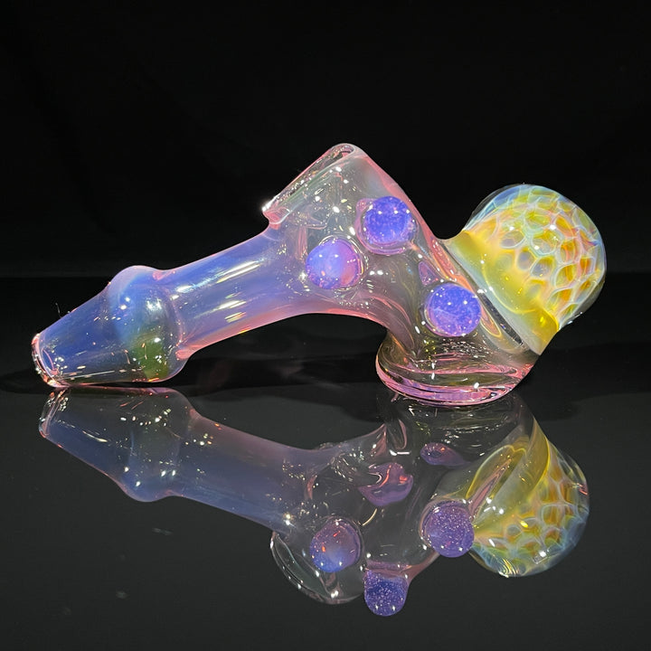 Fumed Honeycomb Hammer Glass Pipe Catfish Glass