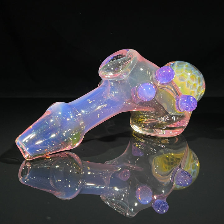 Fumed Honeycomb Hammer Glass Pipe Catfish Glass