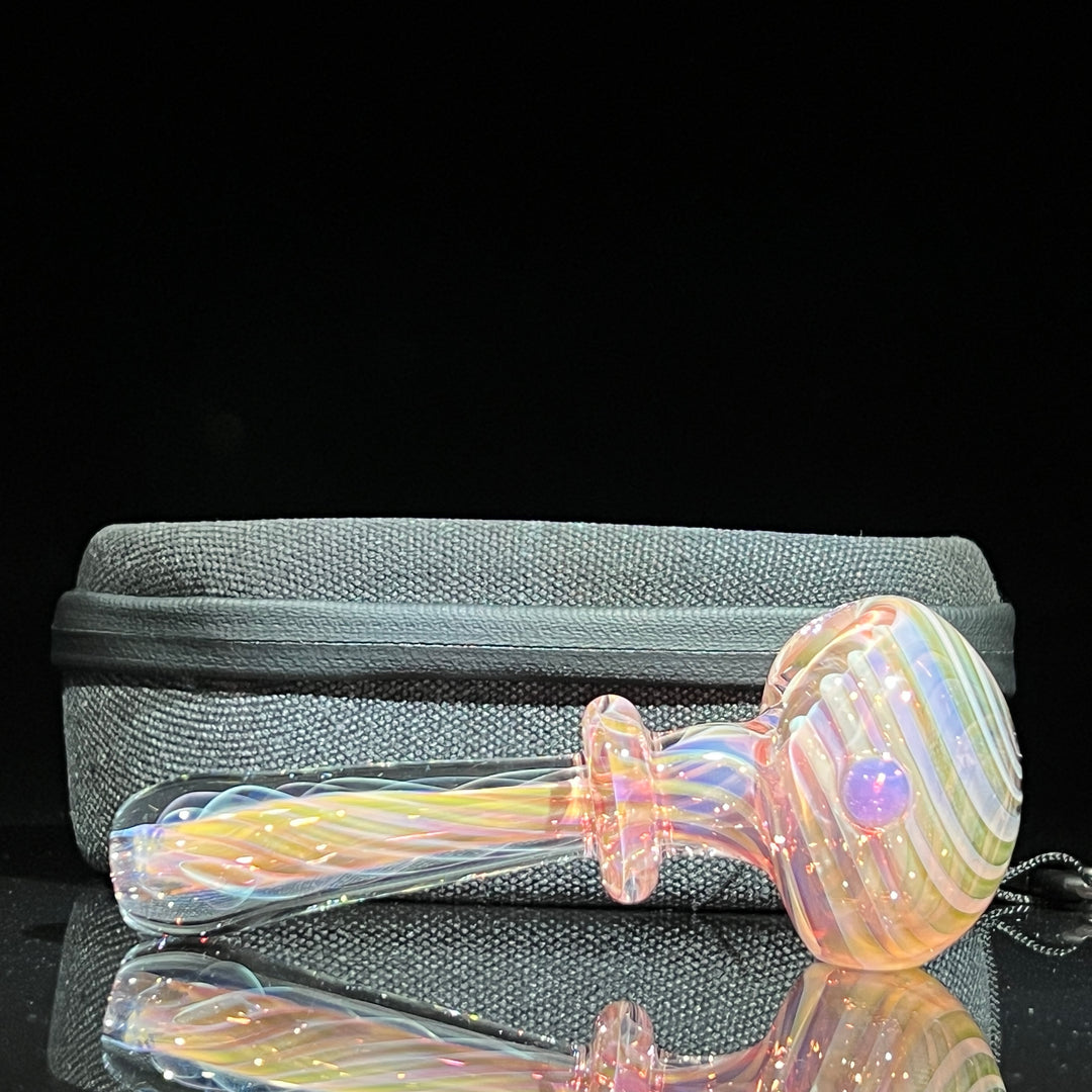 Thick Fumed Pipe + Ryot Case Combo Glass Pipe Chuck Glass