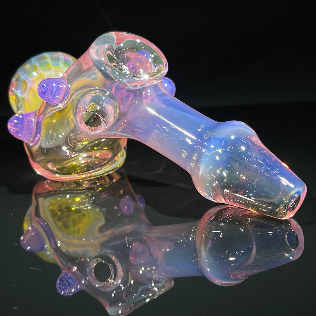 Fumed Honeycomb Hammer Glass Pipe Catfish Glass