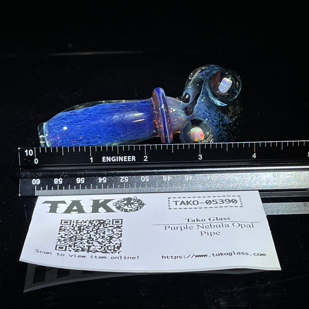 Purple Nebula Opal Pipe Glass Pipe Tako Glass   