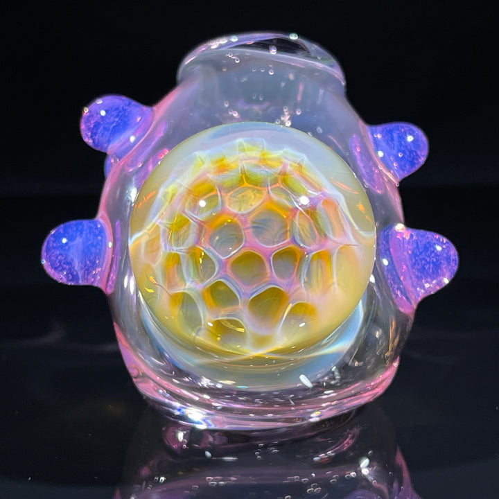 Fumed Honeycomb Hammer Glass Pipe Catfish Glass