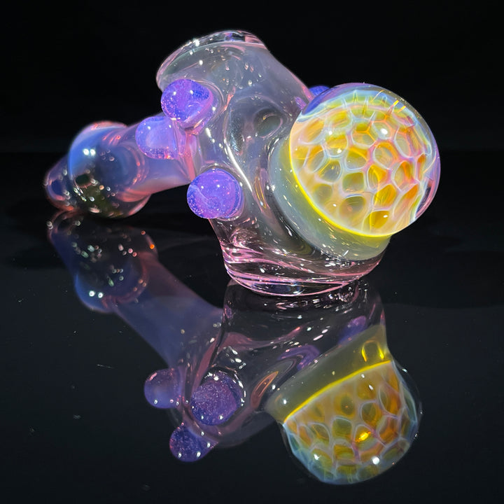 Fumed Honeycomb Hammer Glass Pipe Catfish Glass