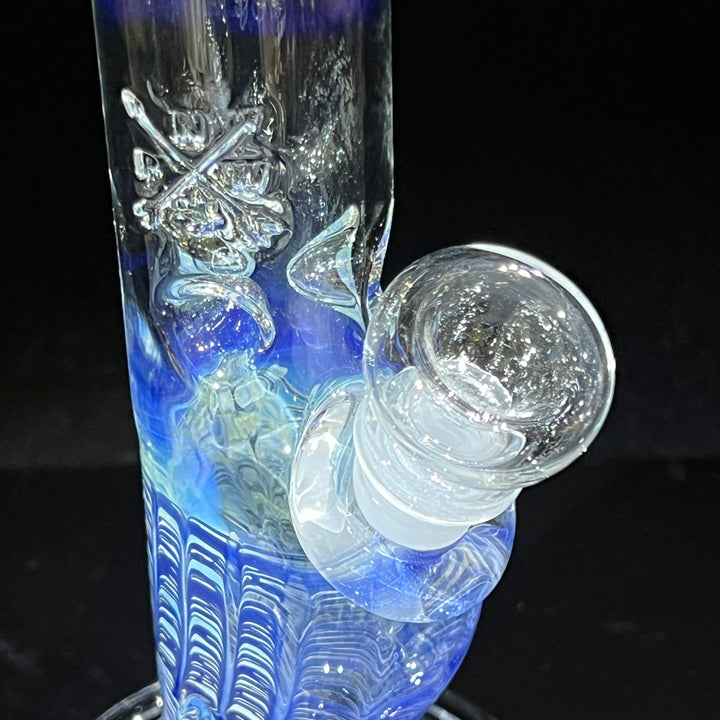 10" Color Rake Straight Bong Glass Pipe Mary Jane's Glass   