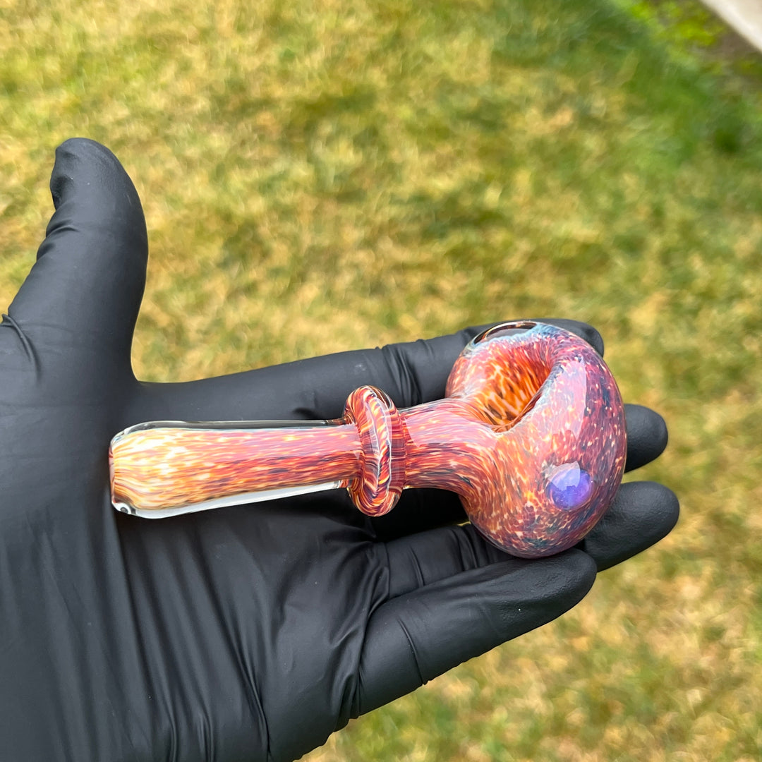 Thick Striking Purple Pipe Glass Pipe Chuck Glass